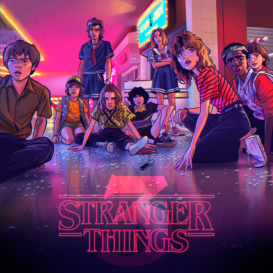 Stranger Things 3 - Fanart
